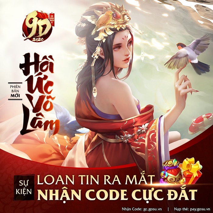 Tặng 200 giftcode game Cửu Dương Truyền Kỳ 1